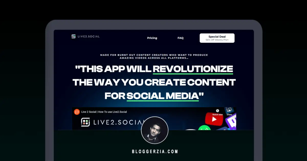 Read more about the article Live2Social Lifetime Deal | Multi-Camera Live Streaming App