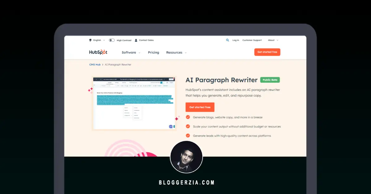 You are currently viewing Refine Your Copy with HubSpot’s Free AI Paragraph Rewriter
